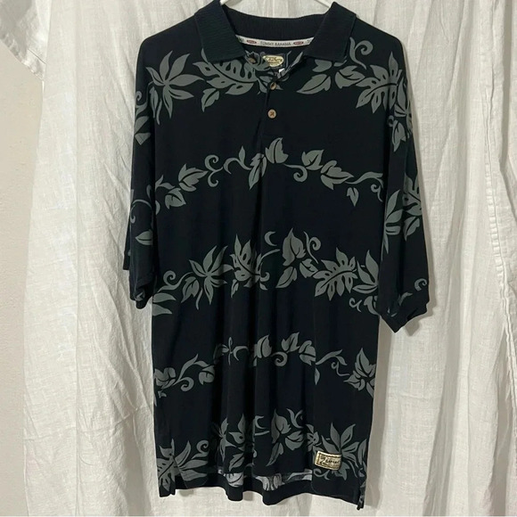 Tommy Bahama Other - Tommy Bahama Vintage 90s Mens Original Polo Short Sleeve Shirt Floral Cruise